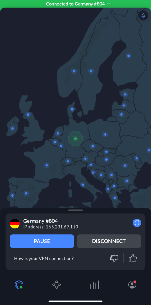 Connected to Germany